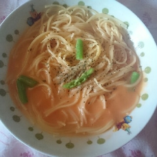 アメリケーヌ缶詰で時短パスタ